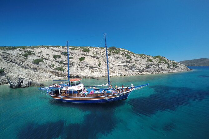 Full Day 3-Island Boat Cruise from Port of Kos - Lunch onboard, with a simple Greek menu