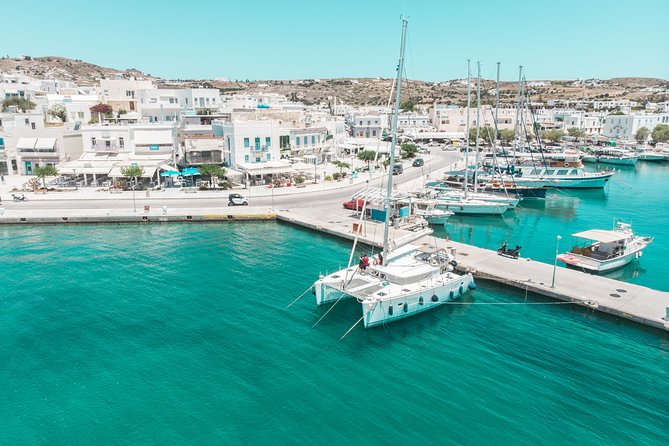 Full-Day Small-Group Cruise in Milos & Poliegos with Lunch - A 9 a.m. start and a full day on the catamaran