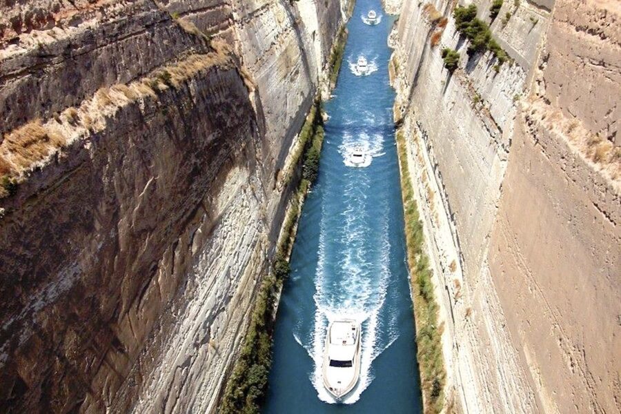 Full Day Tour in Argolis, Nafplio and Mycenae - The Corinth Canal makes a useful opening stop