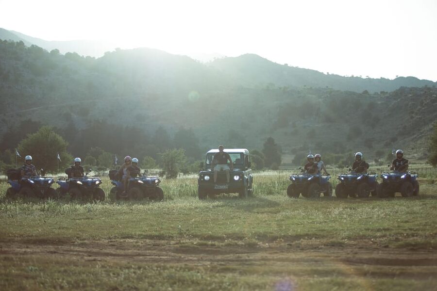 Georgioupolis Quad ATV Safari - Village stops add a useful Cretan connection