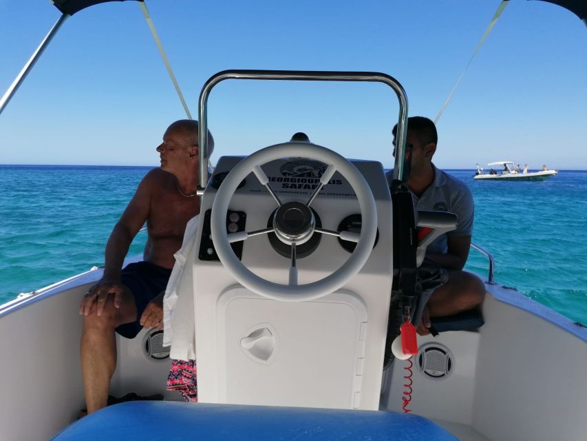 Georgioupolis: Rent a Boat Safari Sea Tour - What the $176 price gives you
