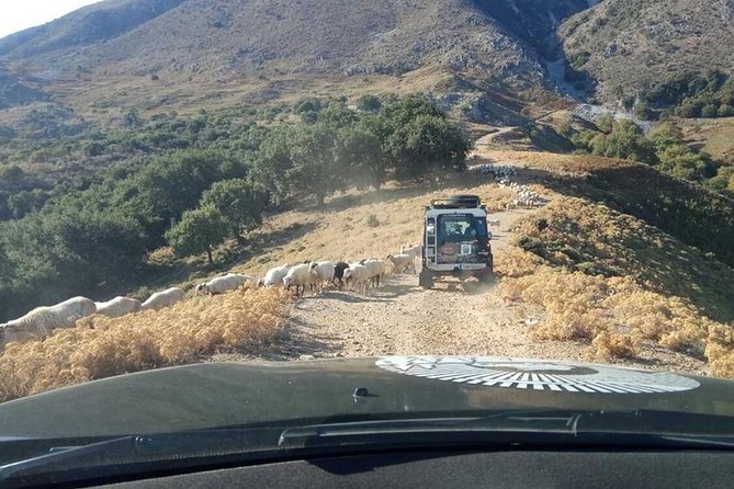 Georgioupolis Safari Off Road Tours Outdoor Activities Land Rover Defender - Myriokephala brings the tour into village Crete