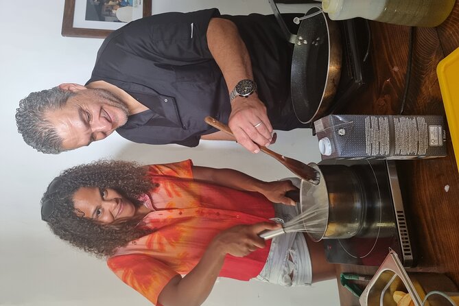 Greek Cuisine Cooking Class in Santorini with Recipes and Wine - What the class feels like with 15 people