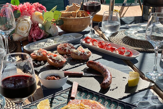 Greek Gastronomy & Wine Pairing Cruise with a Sommelier in Athens - Sailing from Athens toward Ydrousa