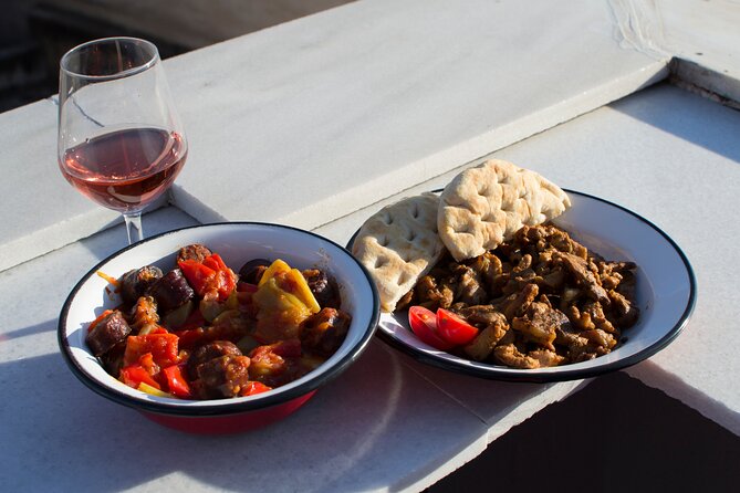 Greek Meze Cooking class and dinner with an Acropolis view - The Acropolis view and the dinner payoff
