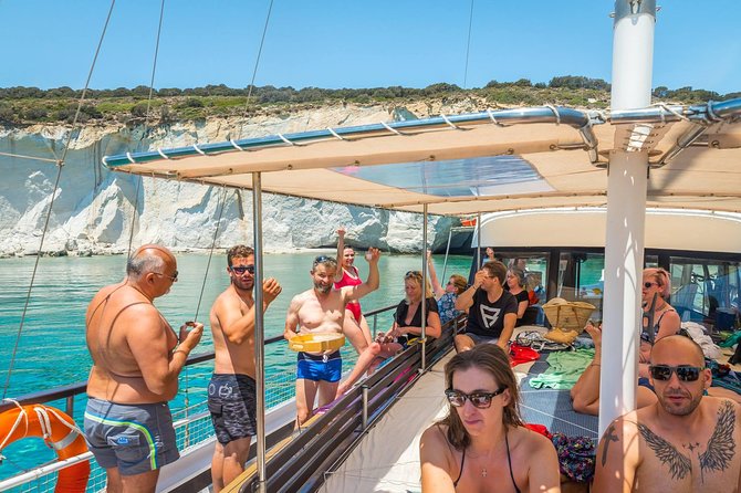 Half Day Boat Tour to Kleftiko Milos - The coast between Agia Kiriaki and Gerontas