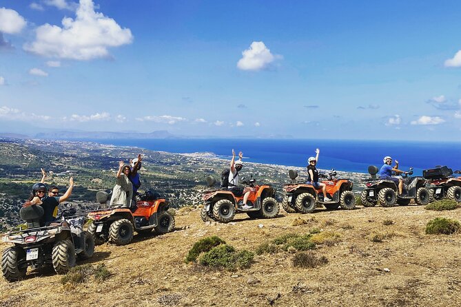 Half-Day Rethymno Quad Safari - Potami Dam Lake and the first cafe stop