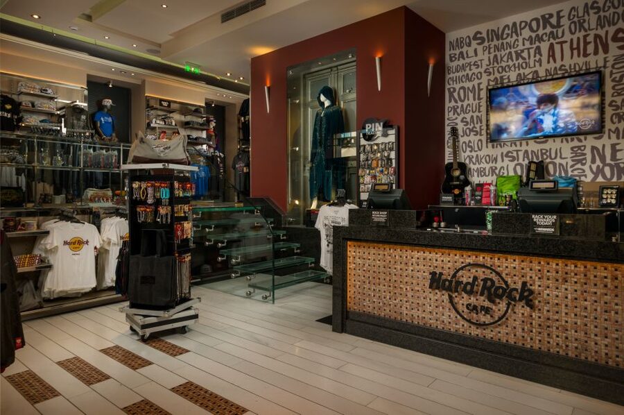Hard Rock Cafe Athens with Set Menu for Lunch or Dinner - The Rock Shop and souvenir value