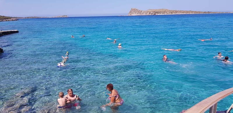 Heraklion Areas : Elounda Boat Trip -The Authentic - Two hours around Kolokytha Beach
