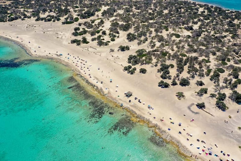 Heraklion:Cruise to Chrissi island natural park with pick up - Thirty minutes in Ierapetra before the boat