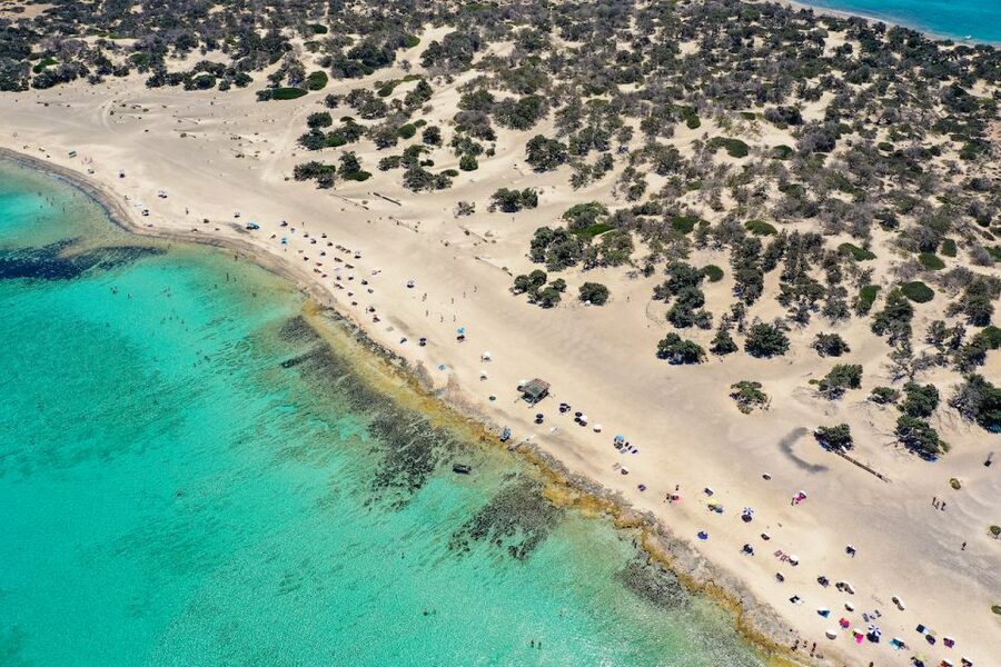 Heraklion:Cruise to Chrissi island natural park with pick up - Vougiou Mati Beach and the island’s other bays