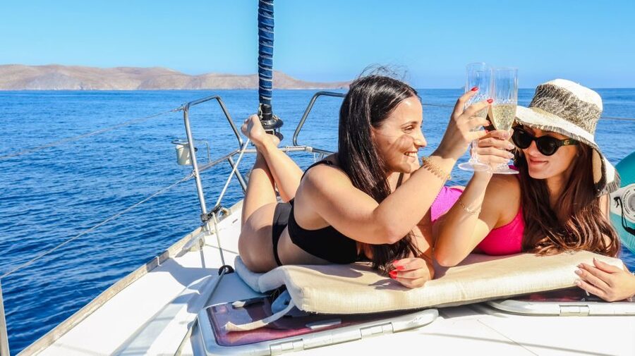 Heraklion: Dia Island Sailboat Cruise with Swimming and Meal - A real meal, not just boat snacks