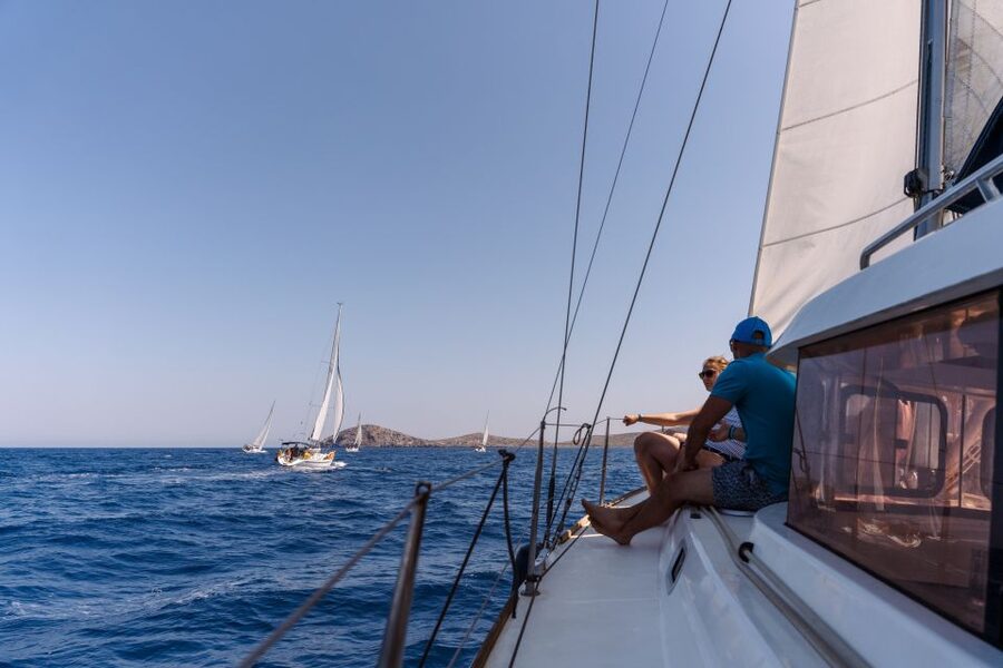 Heraklion: Dia Island Sailing Cruise with Snorkeling - Leaving Heraklion by the Old Venetian Harbor