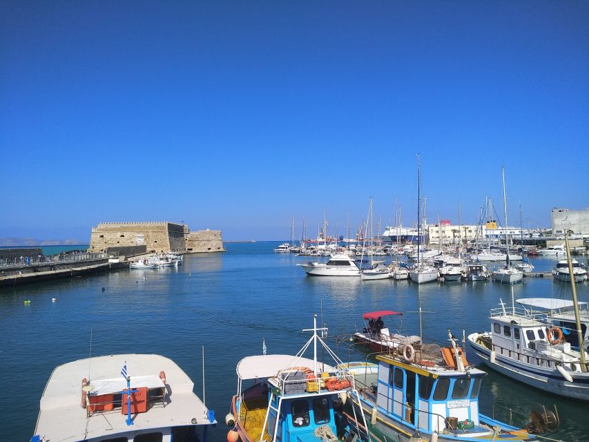 Heraklion: Ecobike Sightseeing Tour with Greek Meze - The food stop is more than a quick snack