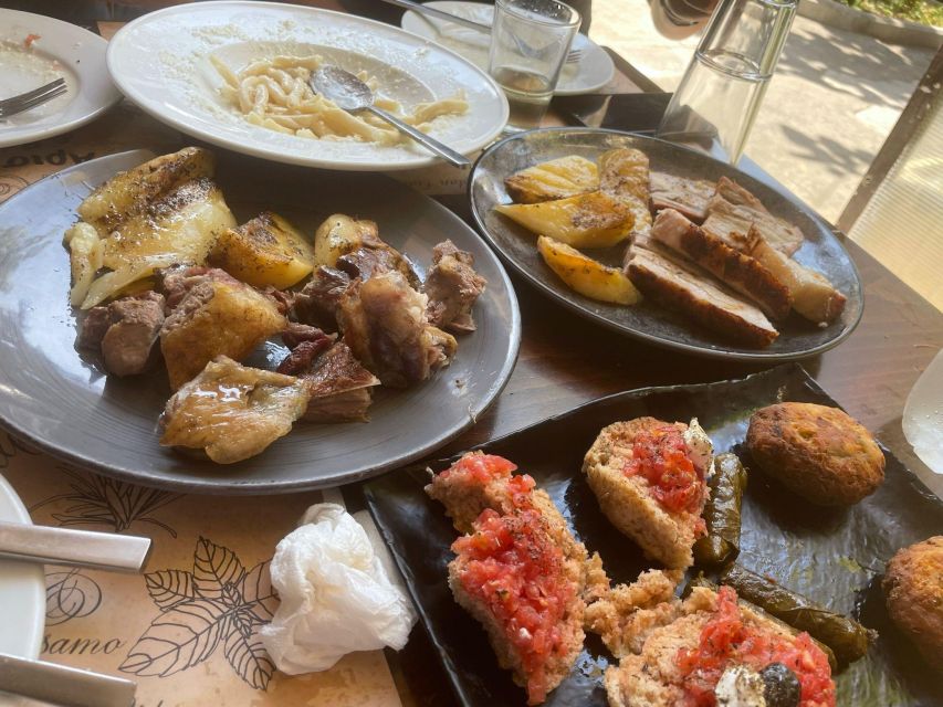 Heraklion: Ecobike Tour with Food tasting - Agios Minas Cathedral and the first major food stop