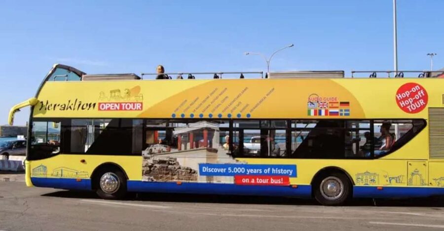Heraklion: Hop-on Hop-off Open Top Bus Sightseeing Tour - Old Port Square and the Venetian waterfront