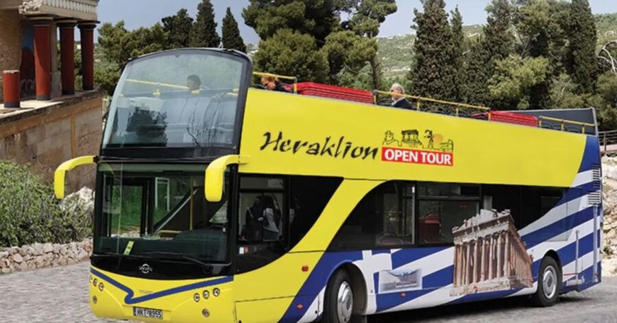 Heraklion: Hop-on Hop-off Open Top Bus Sightseeing Tour - Knossos Palace and the Minoan connection