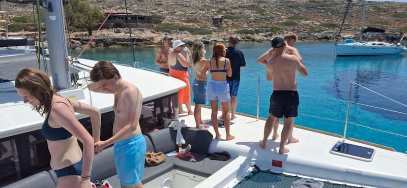 Heraklion: Luxury Catamaran Cruise to Dia Island with Lunch - What the return sail adds