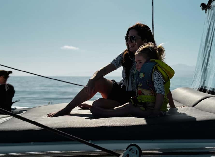 Heraklion Luxury Catamaran Dia Isla -Gourmet Lunch Top Rated - Who will enjoy this day most