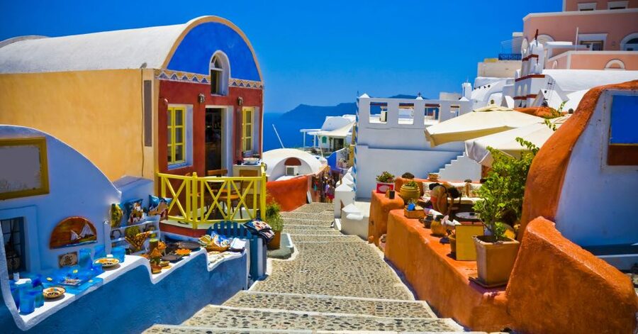 Heraklion or Ag Nikolaos: Oia & Fira Full-Day Santorini Trip - The catamaran from Heraklion