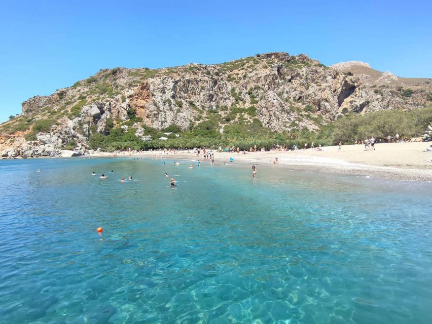 Heraklion: Preveli By Boat, Damnoni & Kourtaliotiko Springs - The Guide Can Make a Multilingual Day Easier
