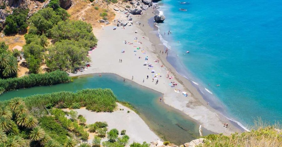 Heraklion: Preveli By Boat, Damnoni & Kourtaliotiko Springs - Kourtaliotiko Gorge Springs: A Cool First Stop