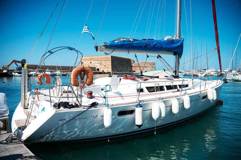Heraklion: Sailing Trip to Dia Island with Lunch & Swimming - Choosing Morning or Sunset Timing