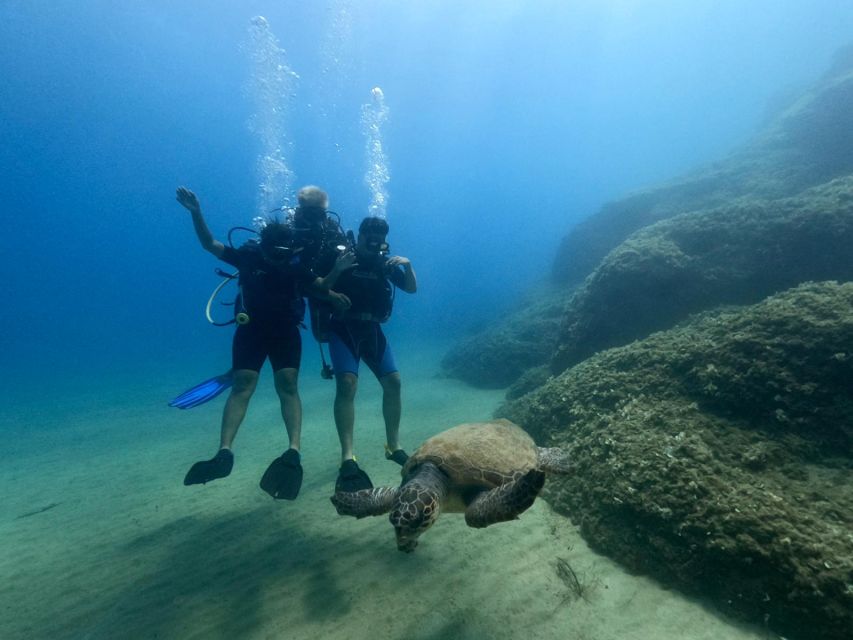 Heraklion: Scuba Diving Experience for First-Timers - Entering the water for the first time