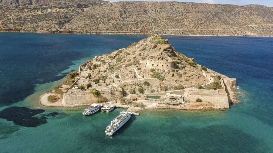 Heraklion: Spinalonga, Agios Nikolaos, Elounda & Plaka Tour - Kolokytha Bay and lunch from the boat