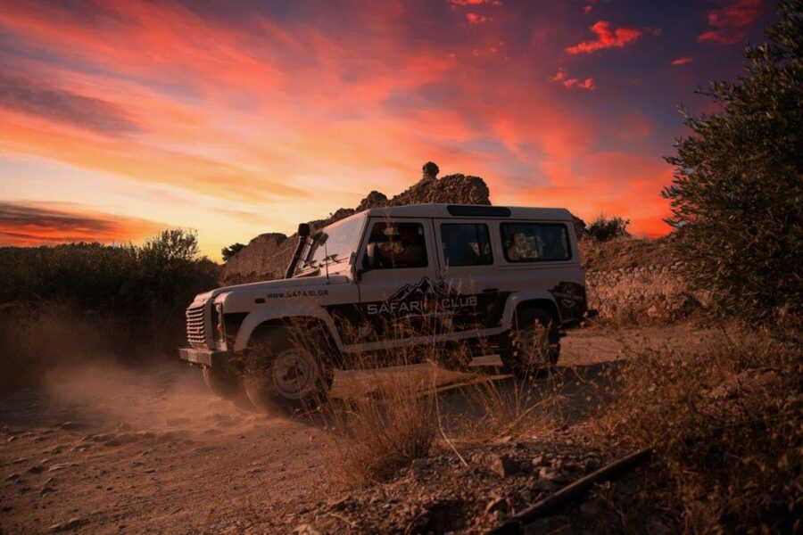 Heraklion: Sunset Safari with Dinner & Prosecco - The Lassithi Plateau sunset stop
