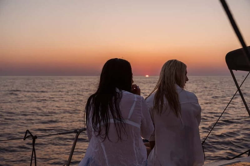 Heraklion: Sunset Sailing Cruise Dia Island with Snorkeling - Private or shared sailing options