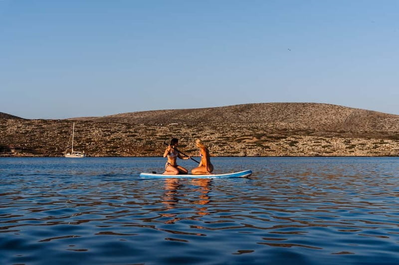 Heraklion: Sunset Sailing Cruise Dia Island with Snorkeling - Swimming, snorkeling, and paddleboarding