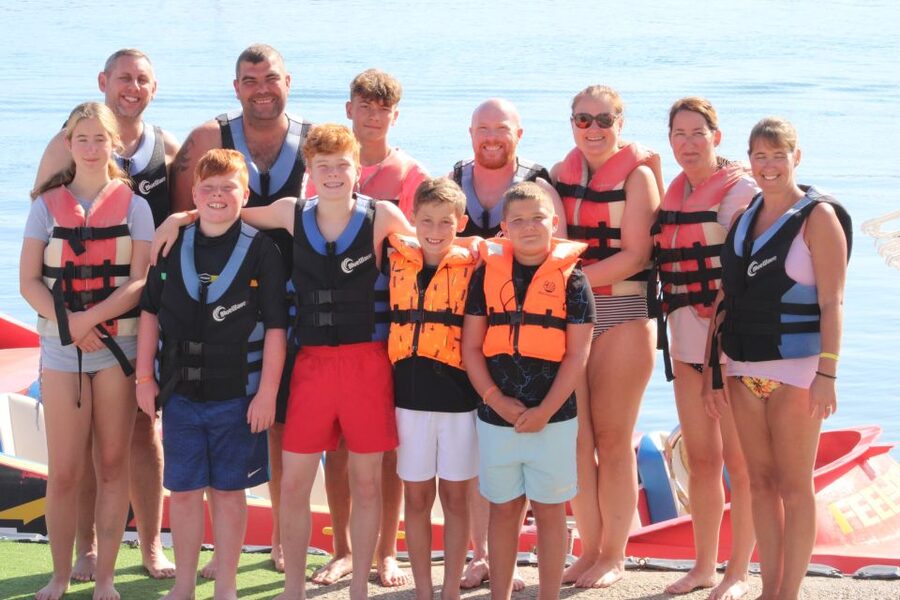 Hersonissos: Jet Boat Tour with Snorkeling - Saint George’s Bay, the calmer half of the hour