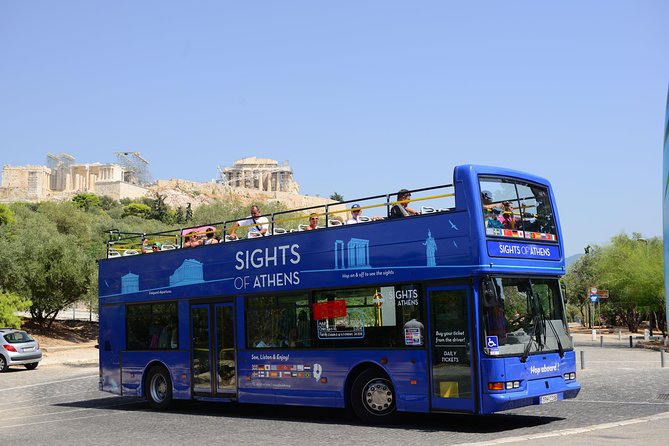 Hop on Hop Off Classic tour of Athens, Piraeus & Beaches - The Blue line: Piraeus cruise terminals to the Acropolis