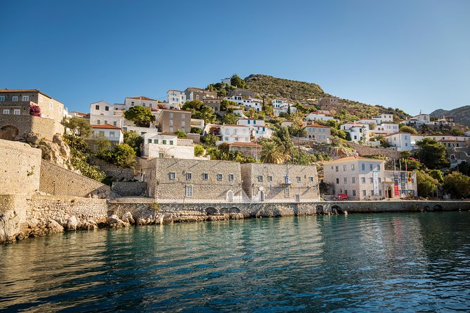 Hydra, Poros and Egina Day Cruise from Athens with Optional VIP Upgrade - Pickup, meeting points, and group size