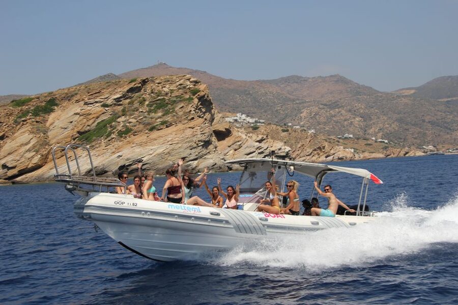 Ios Island: Speedboat Cruise from Mylopotas Beach - Key points to know before boarding