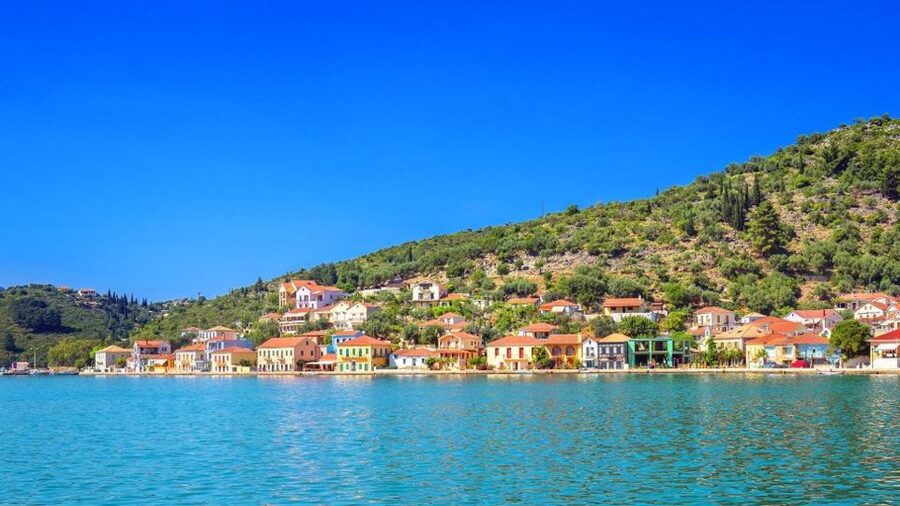 Ithaca Island Tour with Bus & Cruise with Swim Stops - Frikes for lunch and a slower port stop