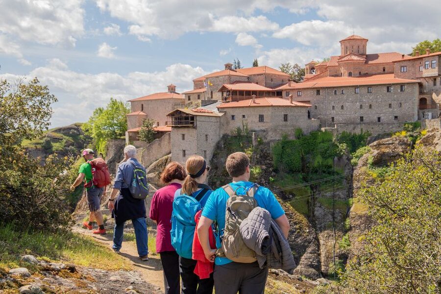 Kalabaka: Meteora Small-Group Hiking Tour w/ Monastery Visit - Reaching Great Meteoron or Varlaam