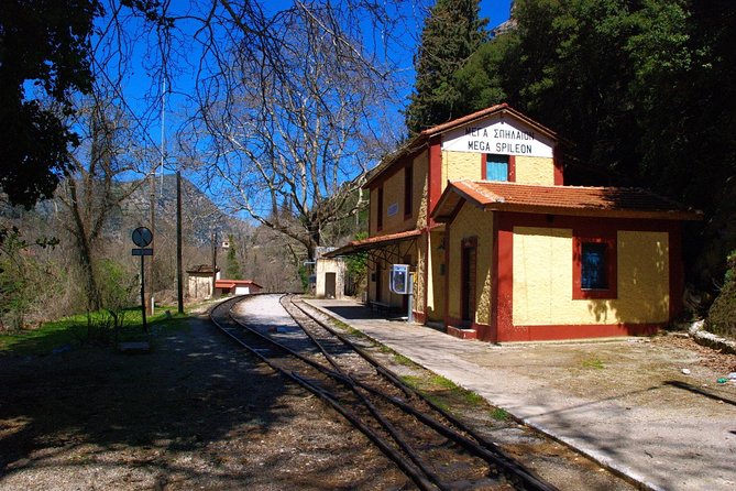 Kalavryta CogTrain Anci.Corinth Private Tour from Athens/Nafplio - Mega Spileo is the most dramatic monastery stop