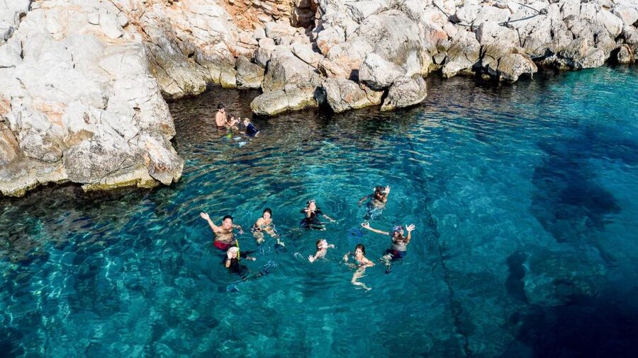 Kamiros Skala: Marine Life Experience by Boat - Stroggyli Islet and the clear-water snorkeling stop