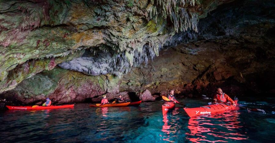 Kardamyli: Sea Kayaking With Lunch - Swimming, snorkeling, and the beach picnic