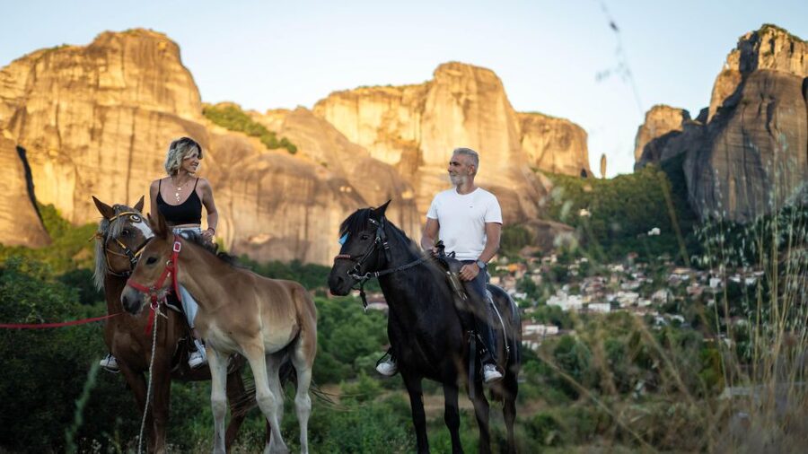 Kastraki: Meteora Sunset Horseback Riding - The golden hour payoff