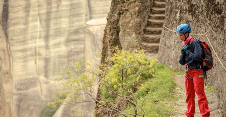 Kastraki: Meteora Via Cordata Hiking Tour to the Great Saint - Following paths shaped by monks