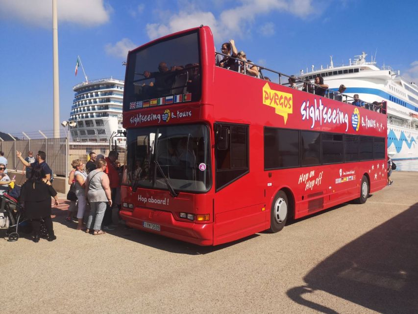 Katakolo: Pyrgos and Katakolo Hop-on Hop-off Bus Tour - Key points to know before you board