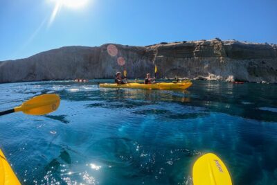 Kayaking Tour to the secrets of Milos