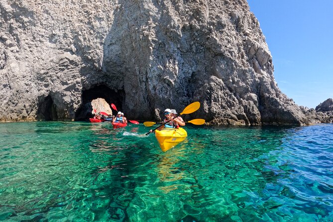 Kayaking Tour to the secrets of Milos - Beach time, homemade snacks, and a slower pause