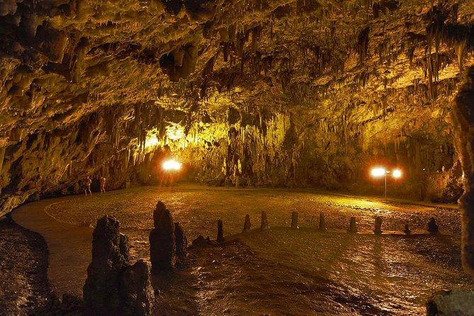Kefalonia Island Bus Tour- Wine Tasting, Melissani & Fiscardo - Drogarati Cave: cool air and natural acoustics