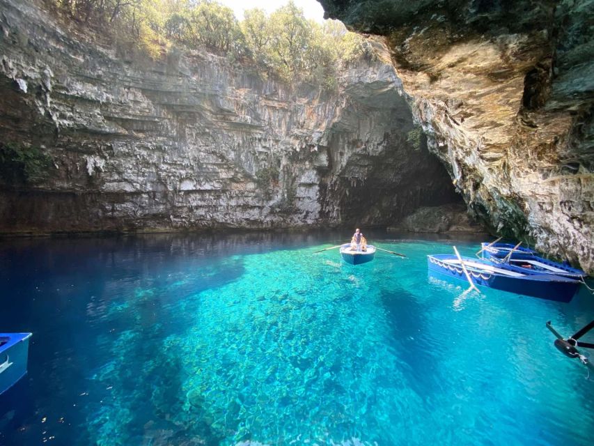 Kefalonia: Melissani Lake, Drogarati Cave, & Myrtos Day Trip - Walking into 100-million-year-old Drogarati Cave