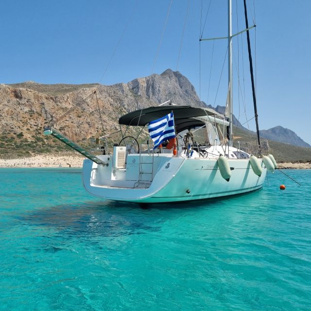 Kissamos: Balos and Gramvousa Private Sailing Trip with Meal - Lunch onboard with Cretan dishes and drinks