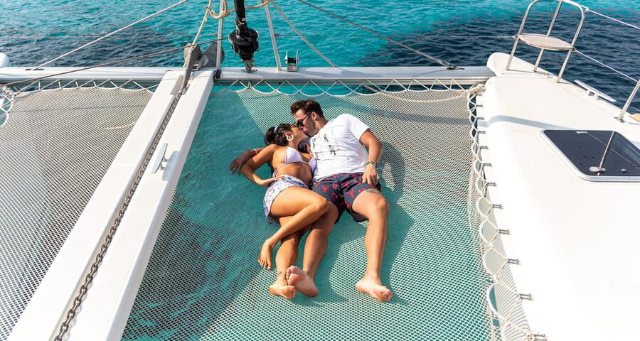 Kissamos: Balos & Gramvousa Luxury Catamaran Sailing Cruise - The short crossing to Gramvousa Island